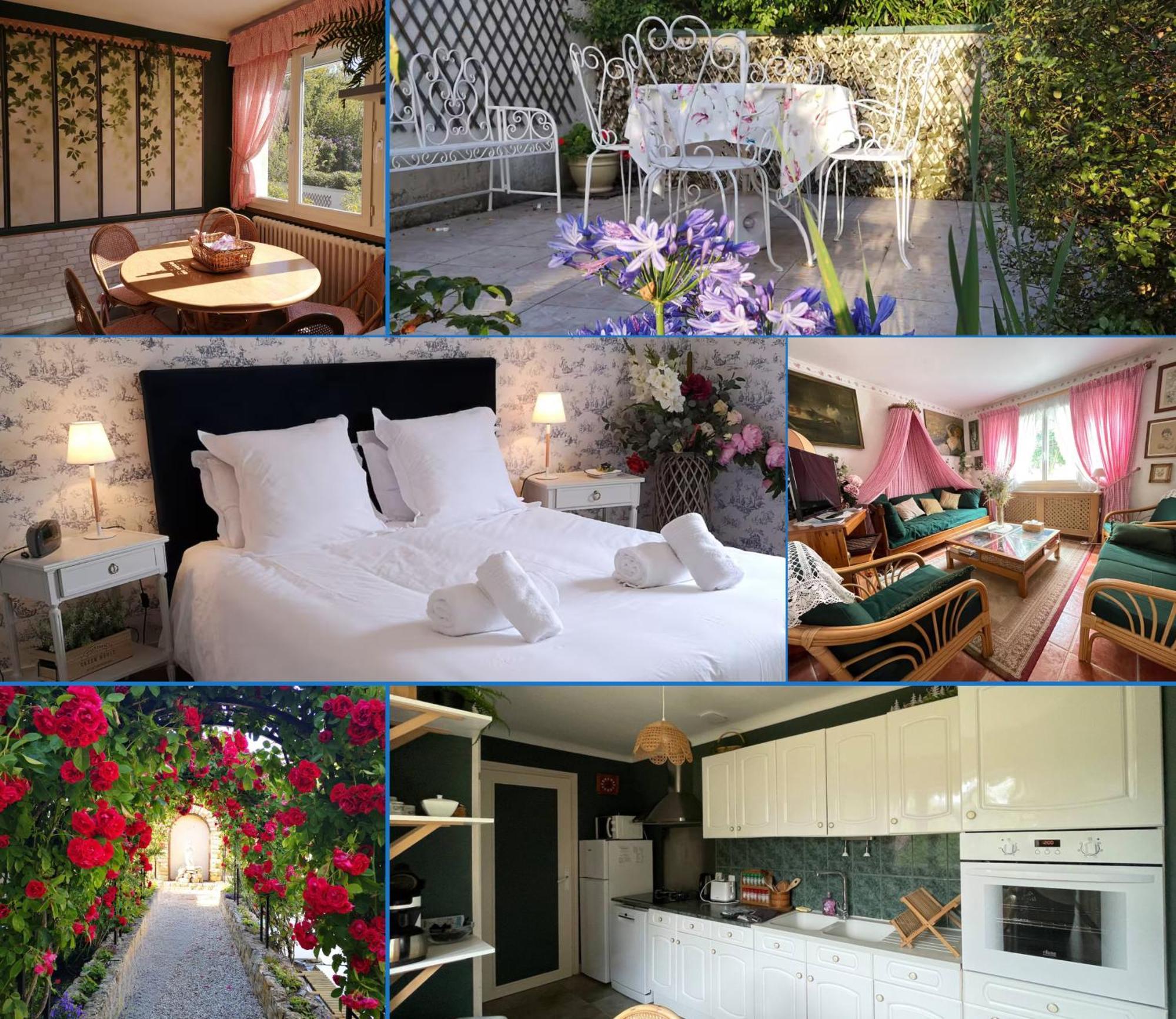 La Roseliere Maison Plain Pied Confortable Belle Decoration Jardin Magnifique 10 Mn A Pied Centre Ville Bayeux Proche Plages Du Debarquement Zewnętrze zdjęcie